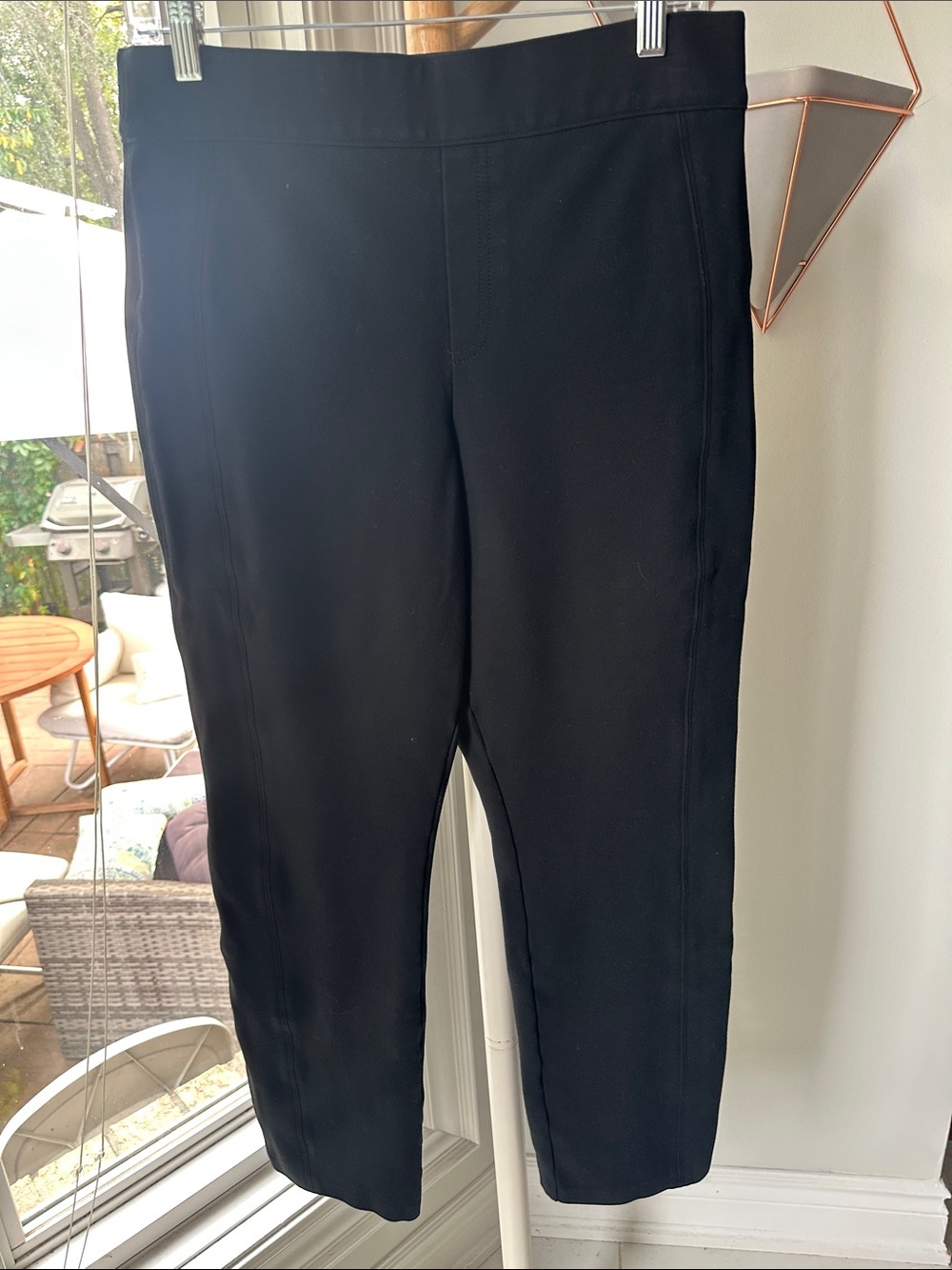 SPANX Bodyshaper Black Stretch Dress Pants Trousers Tummy Control Size Large
